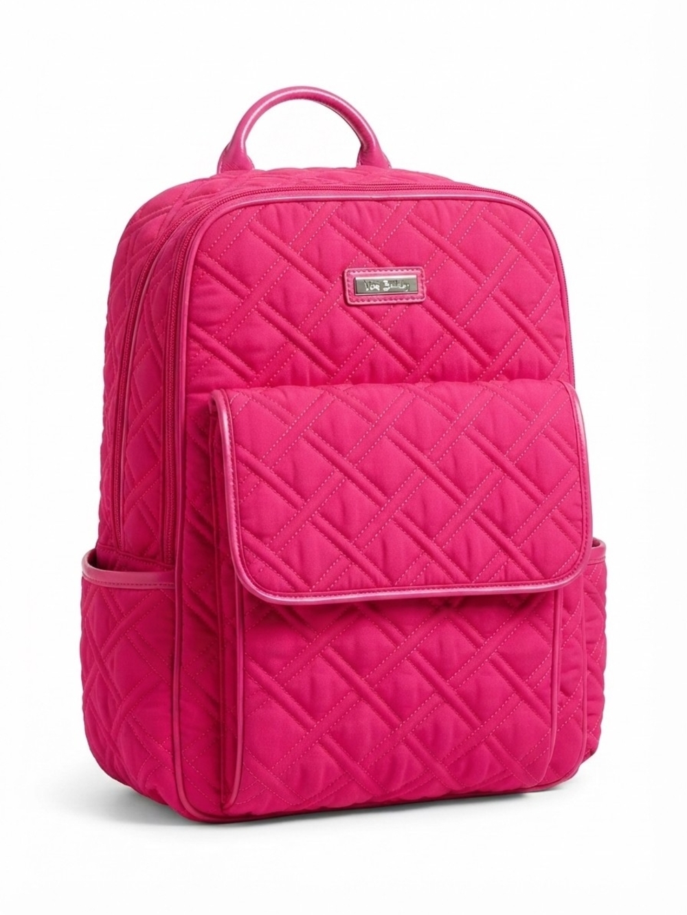 Vera Bradley Quilted Backpack Hot Pink One Size